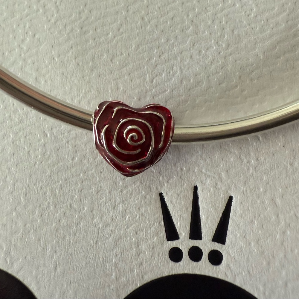 Pandora Rose Heart Charm New authentic